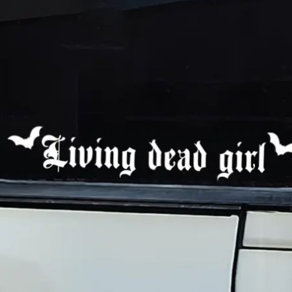 Living Dead Girl decal sticker